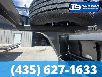 7x16 Diamond C LPT-GN 307 Gooseneck Dump Trailer - 24" Sides - 24K GVWR - 14 Ply Tires