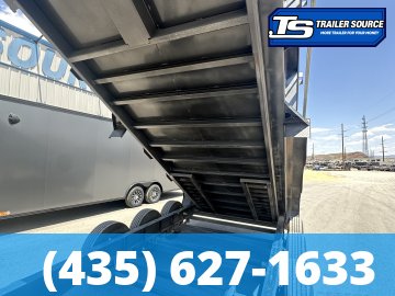 7x16 Diamond C LPT-GN 307 Gooseneck Dump Trailer - 24" Sides - 24K GVWR - 14 Ply Tires