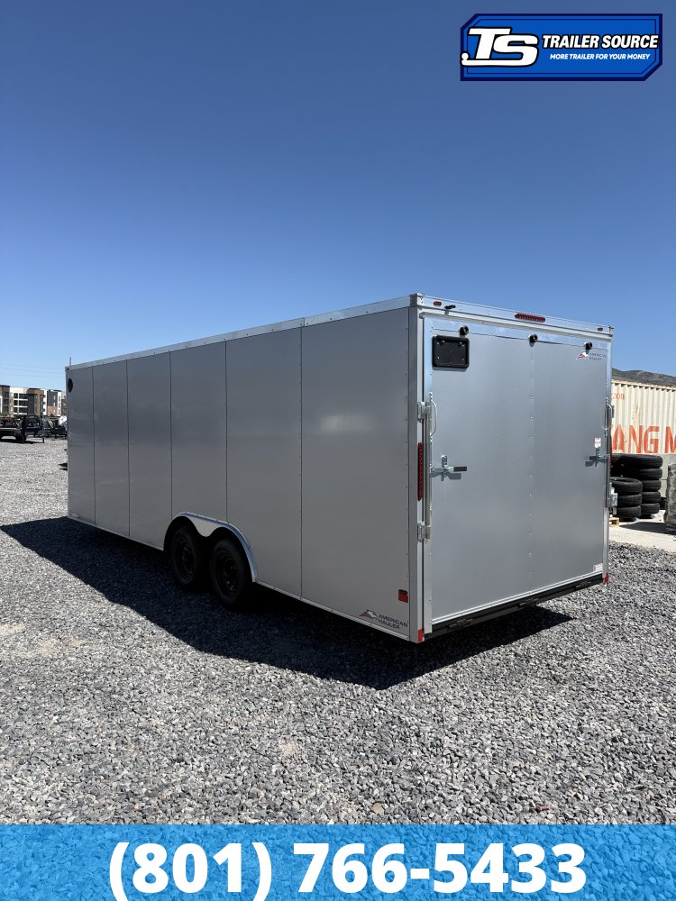 8.5x24 American Hauler Arrow Deluxe Enclosed Cargo Trailer - 7'0" Interior - 10K GVWR - .080 PolyCor, Dovetail