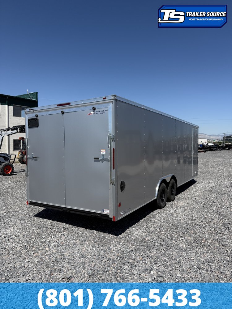 8.5x24 American Hauler Arrow Deluxe Enclosed Cargo Trailer - 7'0" Interior - 10K GVWR - .080 PolyCor, Dovetail