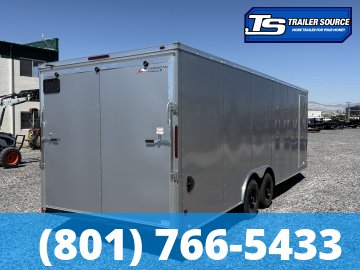 8.5x24 American Hauler Arrow Deluxe Enclosed Cargo Trailer - 7'0" Interior - 10K GVWR - .080 PolyCor, Dovetail