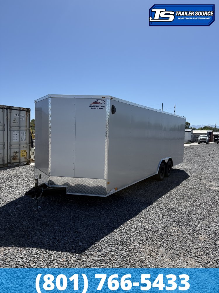 8.5x24 American Hauler Arrow Deluxe Enclosed Cargo Trailer - 7'0" Interior - 10K GVWR - .080 PolyCor, Dovetail