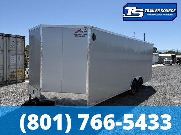 8.5x24 American Hauler Arrow Deluxe Enclosed Cargo Trailer - 7'0" Interior - 10K GVWR - .080 PolyCor, Dovetail