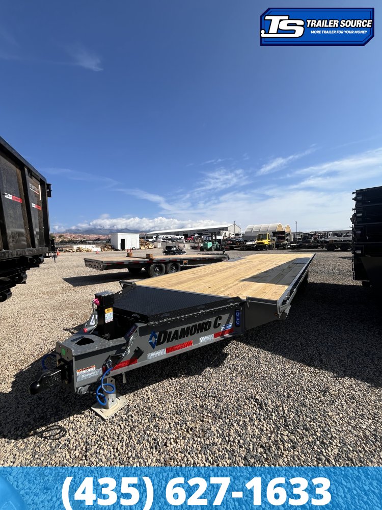 8.5x26 Diamond C DEC 208 Deckover Equipment Trailer - 18K GVWR - ABS Brakes