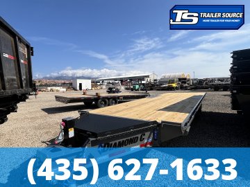 8.5x26 Diamond C DEC 208 Deckover Equipment Trailer - 18K GVWR - ABS Brakes