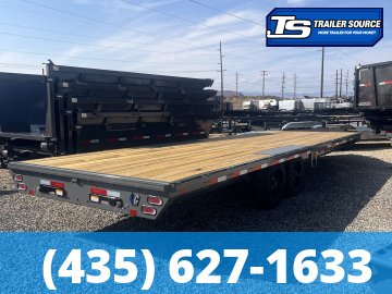 8.5x26 Diamond C DEC 208 Deckover Equipment Trailer - 18K GVWR - ABS Brakes