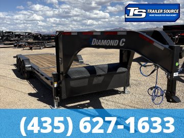 7x26 Diamond C HDT-GN 307 Gooseneck Tilt Trailer - 24K GVWR - ABS Brakes, Torsion Axles