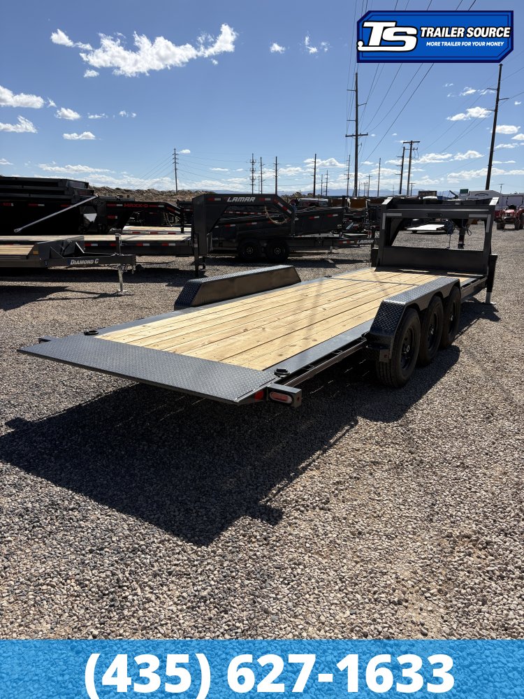 7x26 Diamond C HDT-GN 307 Gooseneck Tilt Trailer - 24K GVWR - ABS Brakes, Torsion Axles