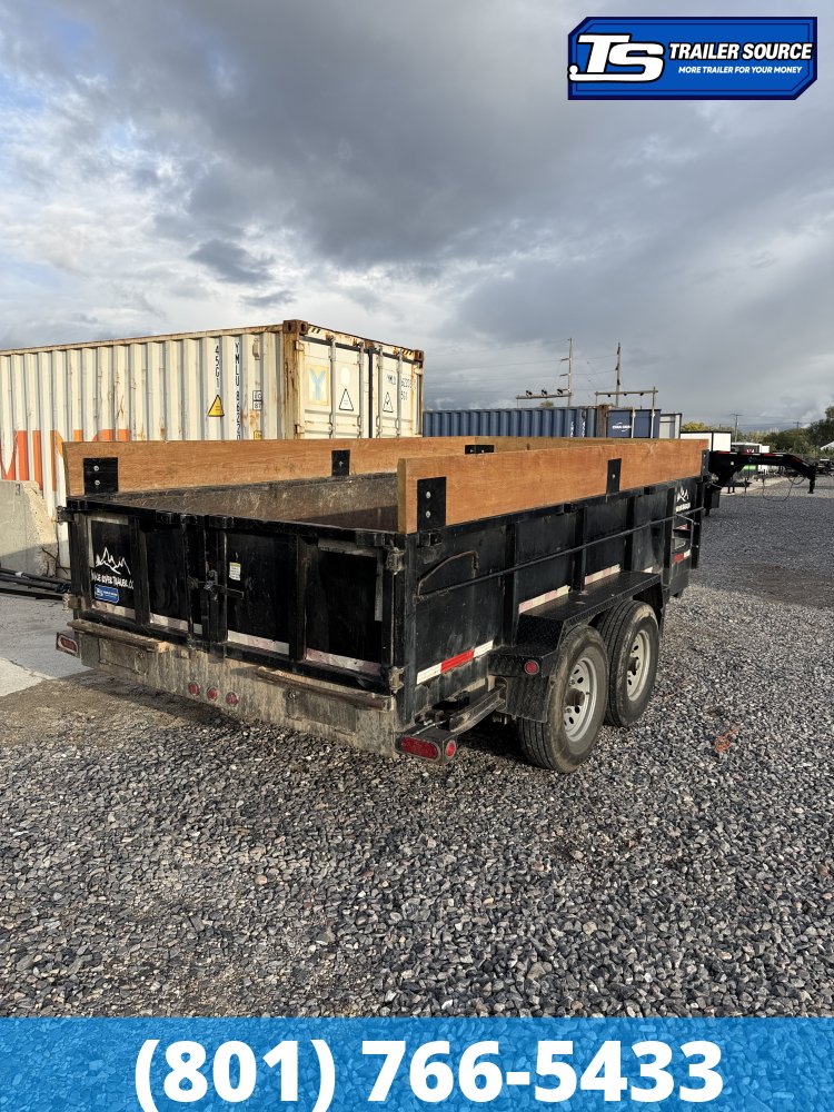 7x14 Snake River Dump Trailer - 14K GVWR -