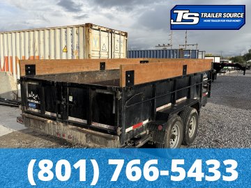 7x14 Snake River Dump Trailer - 14K GVWR -