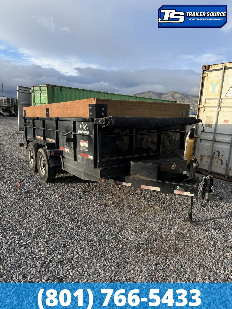 7x14 Snake River Dump Trailer - 14K GVWR -