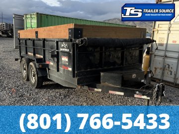 7x14 Snake River Dump Trailer - 14K GVWR -