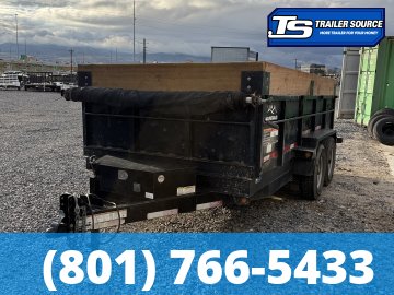 7x14 Snake River Dump Trailer - 14K GVWR -