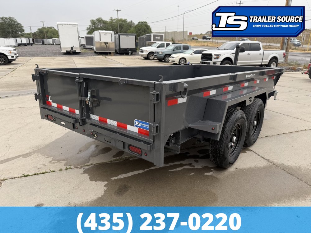 7x14 Lamar DG Dump Trailer - 14K GVWR -