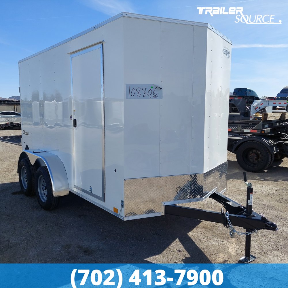 6x12 Cargo Express EX Series 7K Tandem Axle Enclosed Cargo