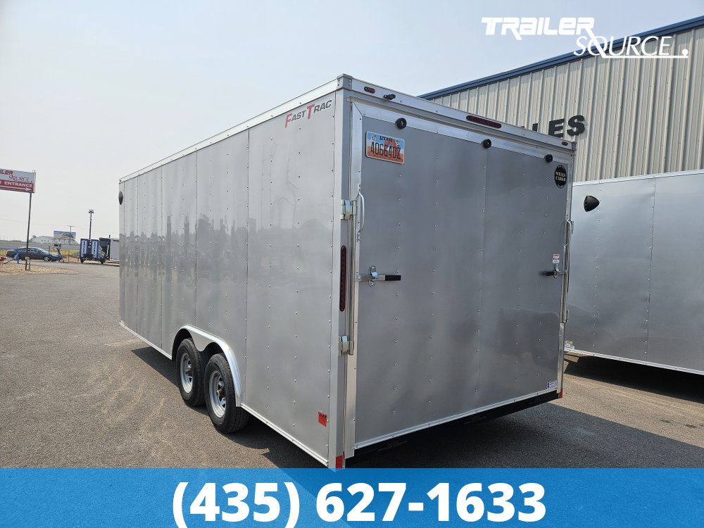 8.5x20 Wells Cargo FastTrac 7'0" Interior 10K Tandem Axle Enclosed Cargo