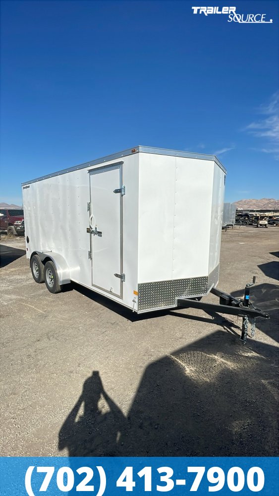 7x16 Wells Cargo FastTrac 6'6" Interior 7K Tandem Axle Enclosed Cargo