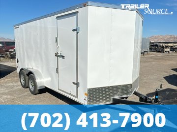 7x16 Wells Cargo FastTrac 6'6" Interior 7K Tandem Axle Enclosed Cargo