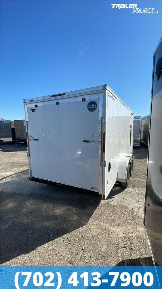 7x16 Wells Cargo FastTrac 6'6" Interior 7K Tandem Axle Enclosed Cargo