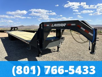 8.5x36 Lamar FD Gooseneck Hydraulic Dovetail 12k axles 25.9K