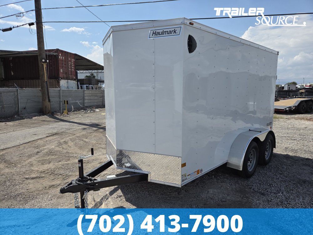 6x12 Haulmark Passport 6'6" Interior 7K Tandem Axle Enclosed Cargo Trailer