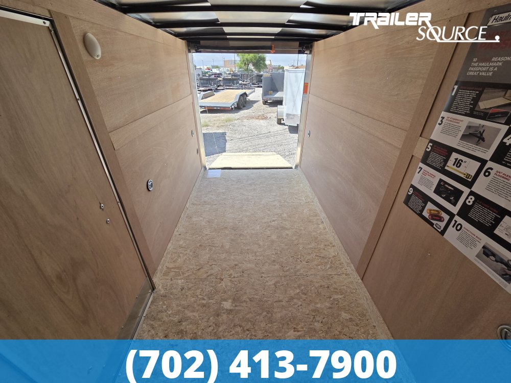 6x12 Haulmark Passport 6'6" Interior 7K Tandem Axle Enclosed Cargo Trailer