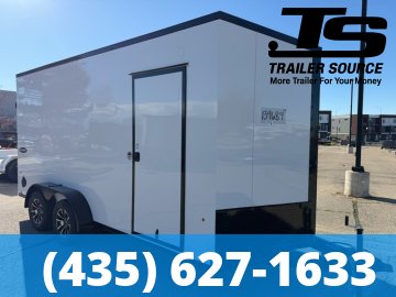 7x16 Look Element SE Enclosed Cargo Trailer - 7'6" Interior - 7K GVWR Alloy Wheels, Black Out Package