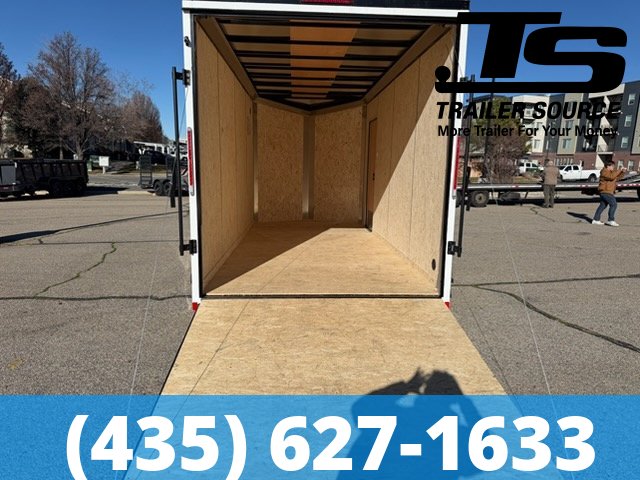 7x16 Look Element SE Enclosed Cargo Trailer - 7'6" Interior - 7K GVWR Alloy Wheels, Black Out Package