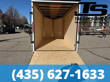 7x16 Look Element SE Enclosed Cargo Trailer - 7'6" Interior - 7K GVWR Alloy Wheels, Black Out Package