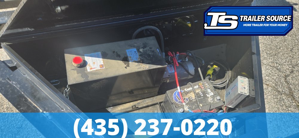 7x14 Liberty LD Dump Trailer - 24" Sides - 15.4K GVWR - 7 Gauge Floor, Board Brackets, Fork Holders, Telescopic