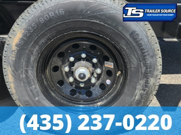 7x14 Liberty LD Dump Trailer - 24" Sides - 15.4K GVWR - 7 Gauge Floor, Board Brackets, Fork Holders, Telescopic
