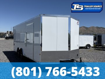 8.5x20 American Hauler Mach Enclosed Car Hauler Race