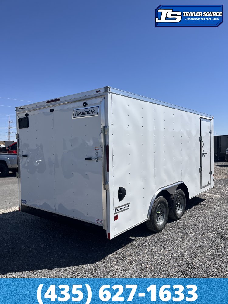 8.5x16 Haulmark Passport Enclosed Cargo Trailer - 6'6" Interior - 7K GVWR -