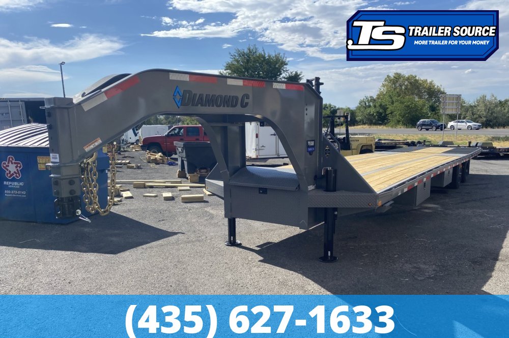 8.5x35 Diamond C FMAX 212 Gooseneck Equipment Maxx Ramps