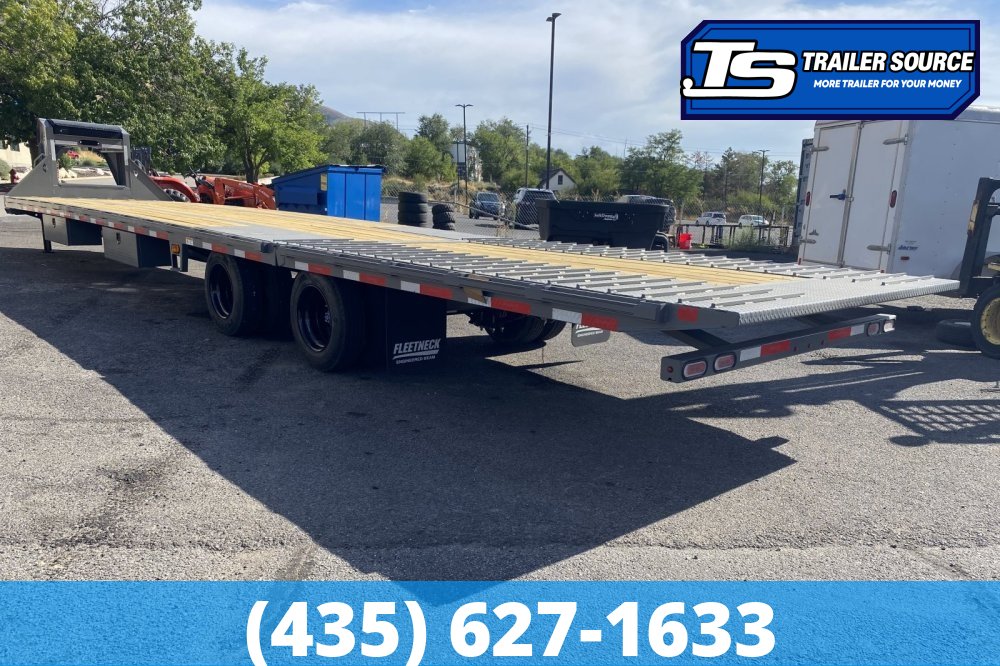 8.5x35 Diamond C FMAX 212 Gooseneck Equipment Trailer - 25.9K GVWR - ABS Brakes, Max Ramps