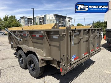 7x14 Diamond C LPT 210 Dump Trailer - 32" Sides - 23K GVWR - 18 Ply Tires, 5 Stage Telescopic, ABS Brakes, Board Brackets, Hydraulic Jack(s), Long Arm Tarp