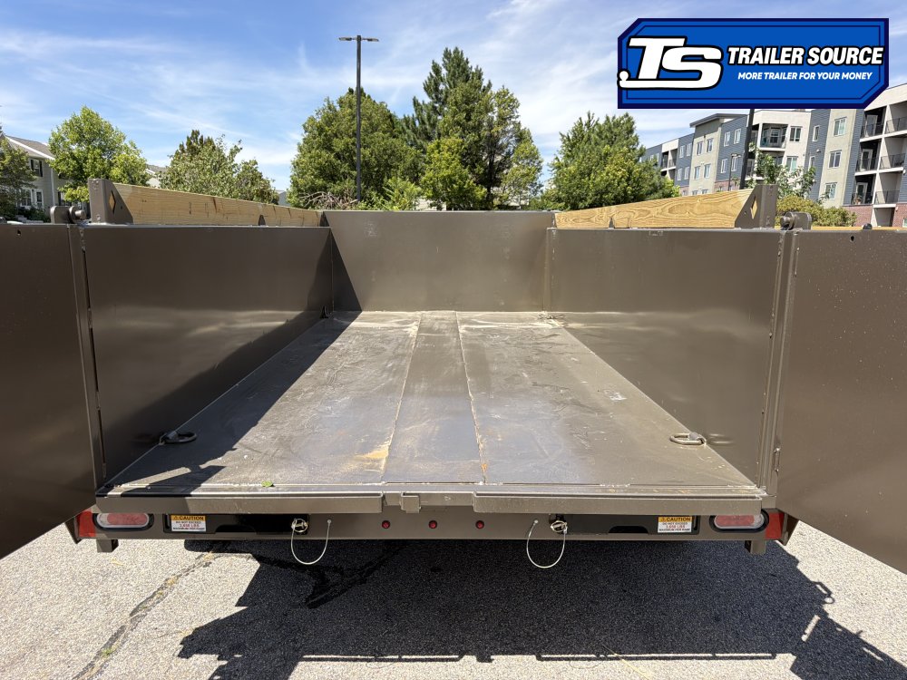 7x14 Diamond C LPT 210 Dump Trailer - 32" Sides - 23K GVWR - 18 Ply Tires, 5 Stage Telescopic, ABS Brakes, Board Brackets, Hydraulic Jack(s), Long Arm Tarp
