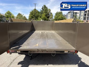 7x14 Diamond C LPT 210 Dump Trailer - 32" Sides - 23K GVWR - 18 Ply Tires, 5 Stage Telescopic, ABS Brakes, Board Brackets, Hydraulic Jack(s), Long Arm Tarp