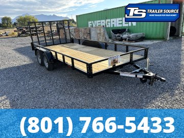 7x16 Echo EA-16-15T Utility Trailer - 7K GVWR - Tire Chocks