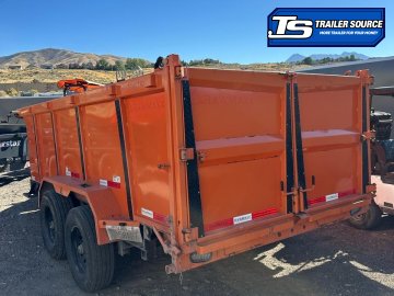 7x14 RawMaxx DUMP Dump Trailer - 44" Sides - 14K GVWR Solar Panel