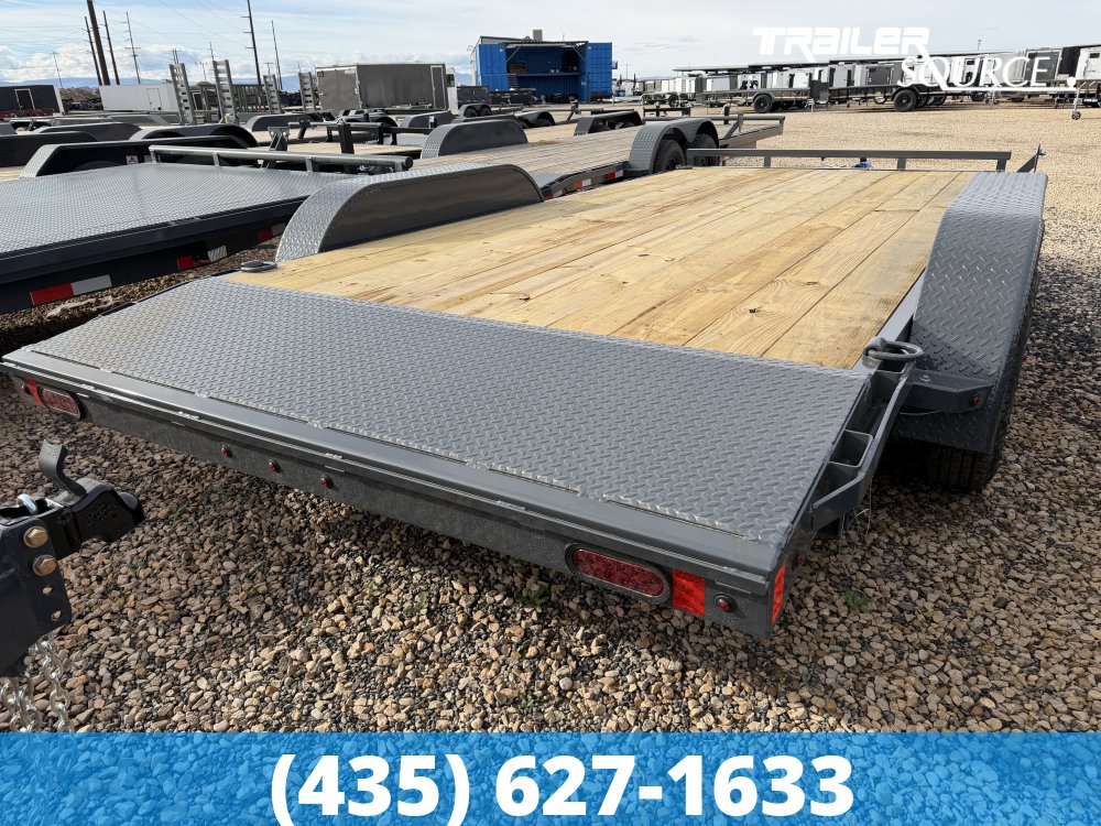 7x16 Lamar CE Flatbed Car Hauler