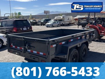 6.5x12 Lamar DM Dump Trailer - 18" Sides - 10K GVWR -