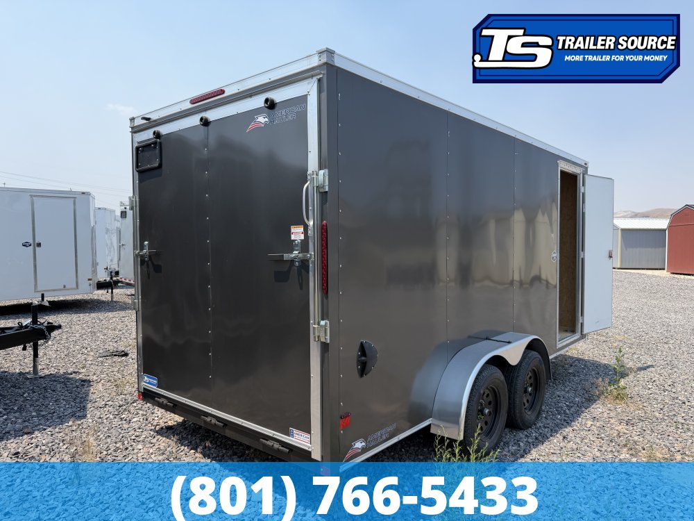 7x16 American Hauler Arrow Deluxe Enclosed Cargo Trailer - 7'0" Interior - 7K GVWR -