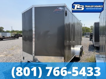 7x16 American Hauler Arrow Deluxe Enclosed Cargo Trailer - 7'0" Interior - 7K GVWR -