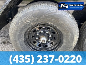 7x14 Liberty LD Dump Trailer - 40" Sides - 15.4K GVWR - Fork Holders