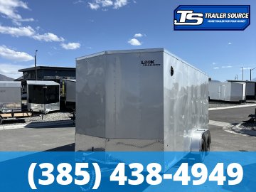 7x16 Look ST DLX Enclosed Cargo Trailer - 7'0" Interior - 7K GVWR - Barlock on Door, D-Rings, Ramp Extension, Roof Vent