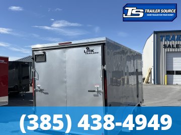 7x16 Look ST DLX Enclosed Cargo Trailer - 7'0" Interior - 7K GVWR - Barlock on Door, D-Rings, Ramp Extension, Roof Vent