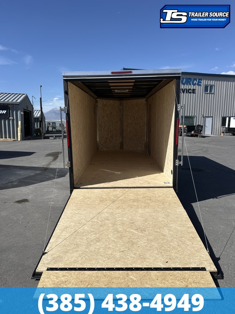 7x16 Look ST DLX Enclosed Cargo Trailer - 7'0" Interior - 7K GVWR - Barlock on Door, D-Rings, Ramp Extension, Roof Vent