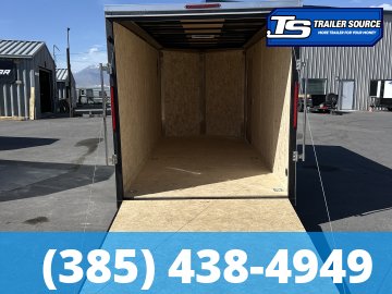 7x16 Look ST DLX Enclosed Cargo Trailer - 7'0" Interior - 7K GVWR - Barlock on Door, D-Rings, Ramp Extension, Roof Vent