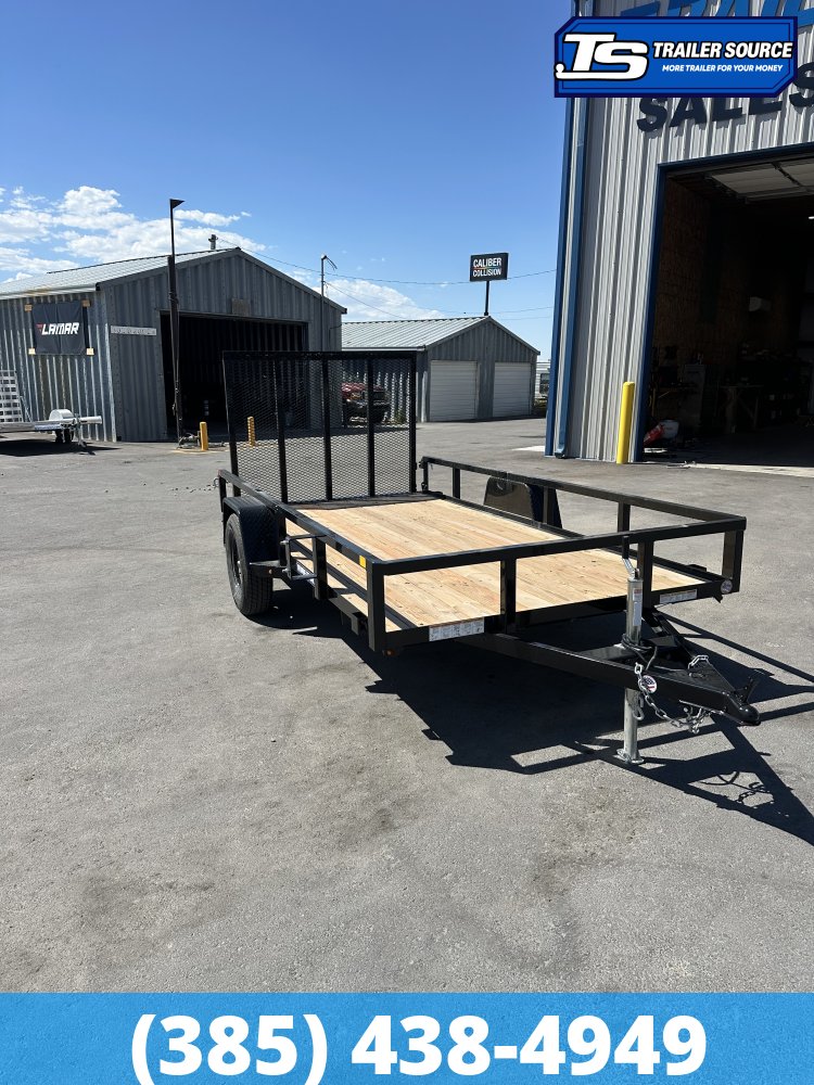 6x12 Sure-Trac Tube Top Utility Trailer - 3.5K GVWR - Ramp Gate